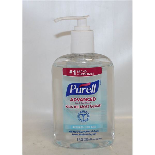 NEW CASE OF 12 PURELL HAND SANITIZERS 8 FL OZ