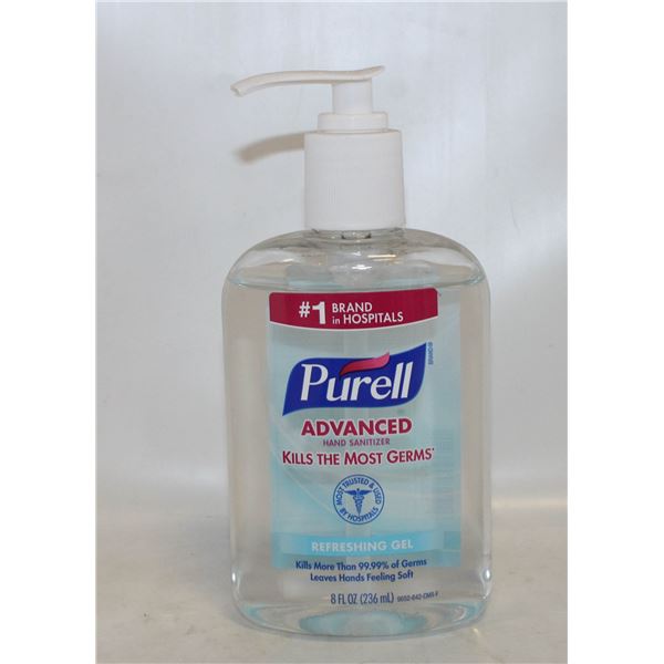 NEW CASE OF 12 PURELL HAND SANITIZERS 8 FL OZ
