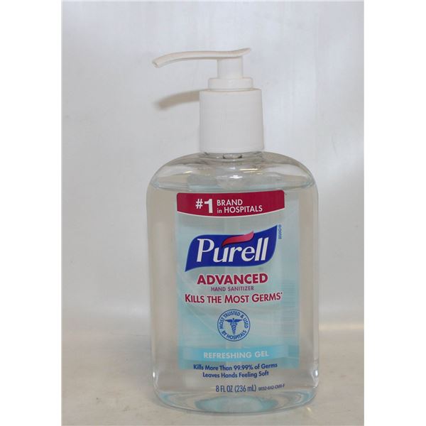 NEW CASE OF 12 PURELL HAND SANITIZERS 8 FL OZ