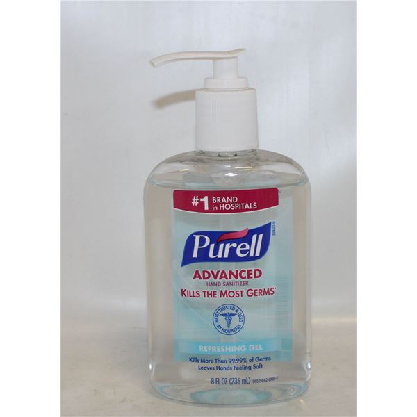 NEW CASE OF 12 PURELL HAND SANITIZERS 8 FL OZ