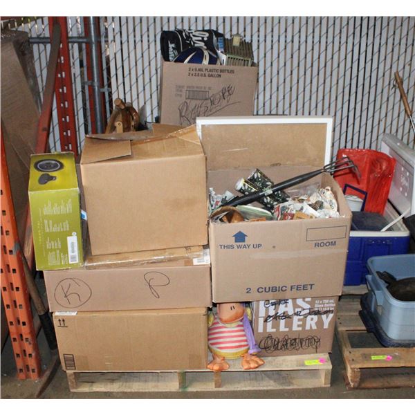 ESTATE PALLET- HOUSEHOLD ASSORTED