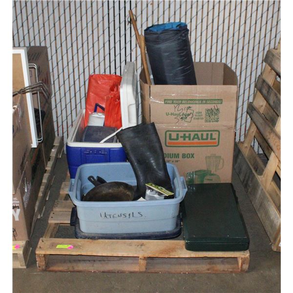 CAMPING/SURVIVALIST SUPPLIES- PALLET LOT