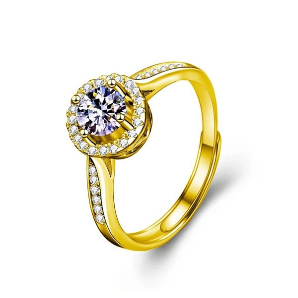 18KGP STAMPED 1 CT GRA CERTIFIED ROUND BRILLIANT