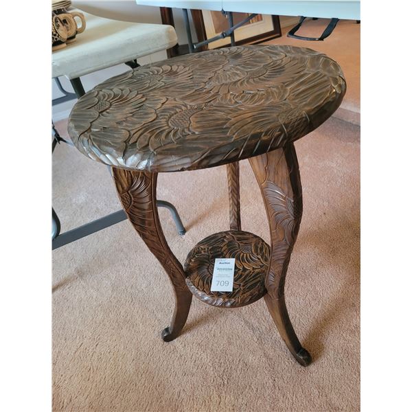 Carved Side Table A