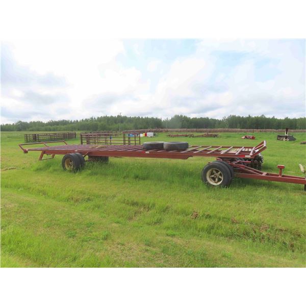 Borderline Fabrication 38ft Hay Trailer with Metal Hay 