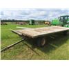 Image 8 : 4 Wheel Flatdeck Hay Wagon 20ft , Tires 11L-15SL 