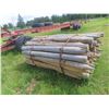 Image 1 : (60/70 Approx.) 7ft Treated, Sharpened Corral Posts 4-6'' 