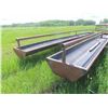 Image 8 : (3) 30ft Bunk Feeders with Bunk Cattle Guard 