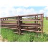 Image 2 : (6) 30ft Metal Self Standing 5 Bar Corral Panels (1) with 12ft 
