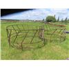 Image 1 : 2 Metal Round Bale Feeders, with  Damage. 