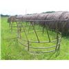 Image 2 : 2 Metal Round Bale Feeders, with  Damage. 