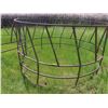 Image 2 : 2 Metal Round Bale Feeders (1) Decent, (1) Damaged 