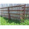 Image 2 : (3) 30ft 5 Bar Metal Self Standing Panels with Wind Break 