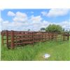 Image 1 : (4) 30ft Metal 5 Bar Self Standing Corral Panels (3) with 