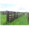 Image 8 : (5) 30ft Metal 5 Bar Self Standing Corral Panels (1) with 14ft 