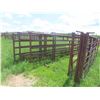 Image 8 : (5) 30ft Metal 5 Bar Self Standing Corral Panels (1) with 14ft 