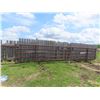 Image 1 : (6) 30ft Metal 5 Bar Self Standing Corral Panells with Wind 