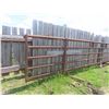 Image 2 : (6) 30ft Metal 5 Bar Self Standing Corral Panells with Wind 