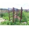 Image 2 : (3) 30ft Metal Self Standing 5 Bar Corral Panels. No Swing