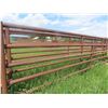 Image 8 : (3) 30ft Metal Self Standing 5 Bar Corral Panels. No Swing