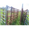 Image 8 : (5) 30ft Metal 5 Bar Corral Panels with Swing Gates (1) 