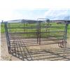 Image 2 : (6) 10ft Metal Panels (1) with Walk Through Gate 