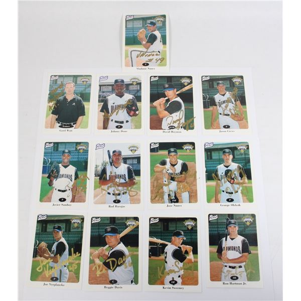 LOT OF 13 AUTOGRAPHED CARDS LETHBRIDGE BLACK
