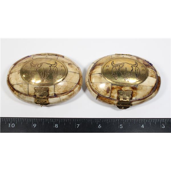 2 UNIQUE SMALL TRINKET BOXES