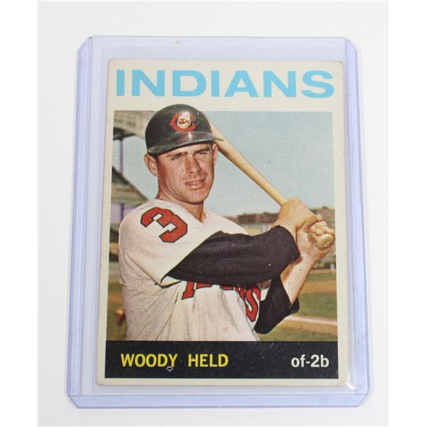 1964 TOPPS WOODY HELD #105 CLEVELAND INDIANS