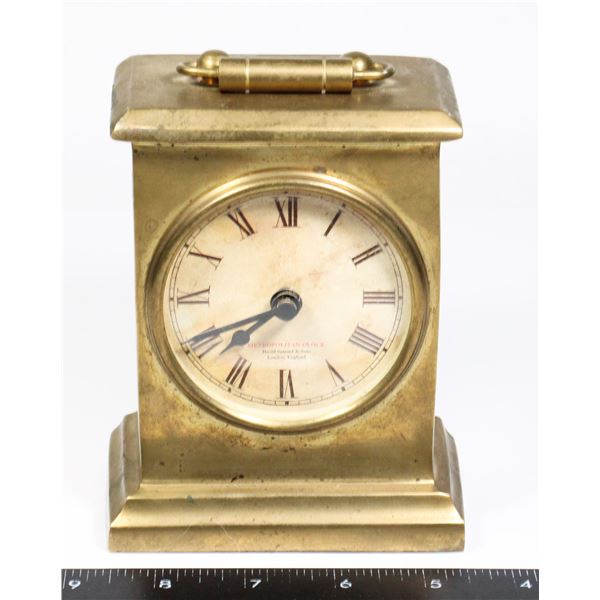 SOLID BRASS CLOCK ABBOTT COLLECTION INDIA.