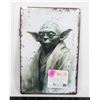 Image 1 : NEW YODA THEME METAL SIGN.