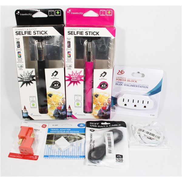 LOT OF NEW ELECTRONIC ITEMS INCL. APPLE AND