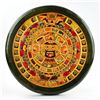 Image 1 : *UNCLAIMED* AZTEC MAYAN MOSAIC WOOD CALENDAR