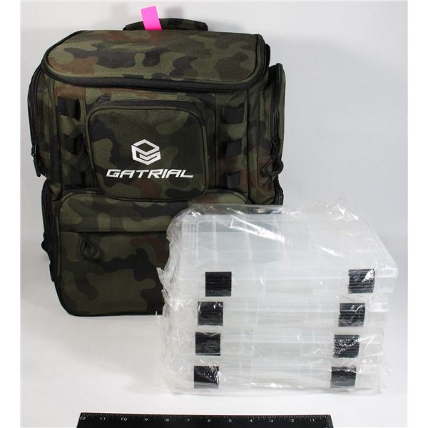 TACKLEBOX BACKPACK, LIKE NEW CONDITION
