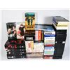 Image 1 : BOX OF 40 + VHS MOVIES AND SEVERAL DVD’s. BOOKS