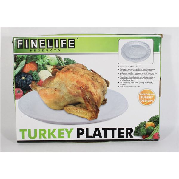 NEW FINELIFE TURKEY PLATTER