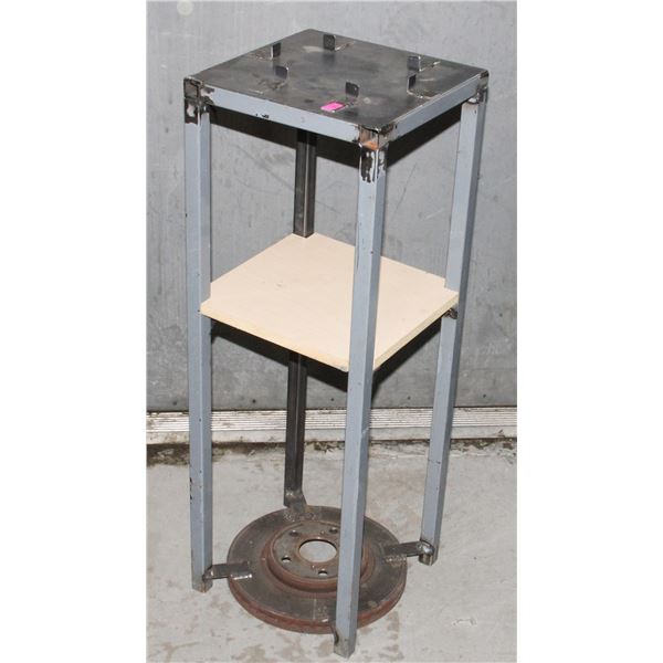 CUSTOM BUILT TOOL STAND. APPROX 34" TALL