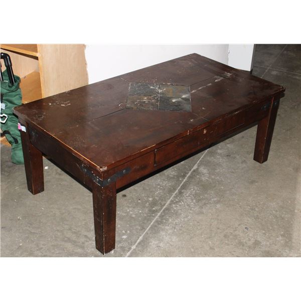 COFFEE TABLE APPROX 26" X 48" X 18" TALL