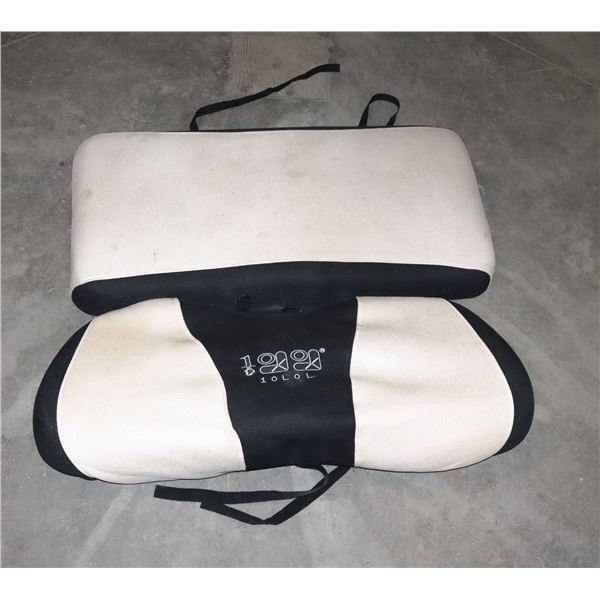 GOLF CART BACKREST AND SEAT