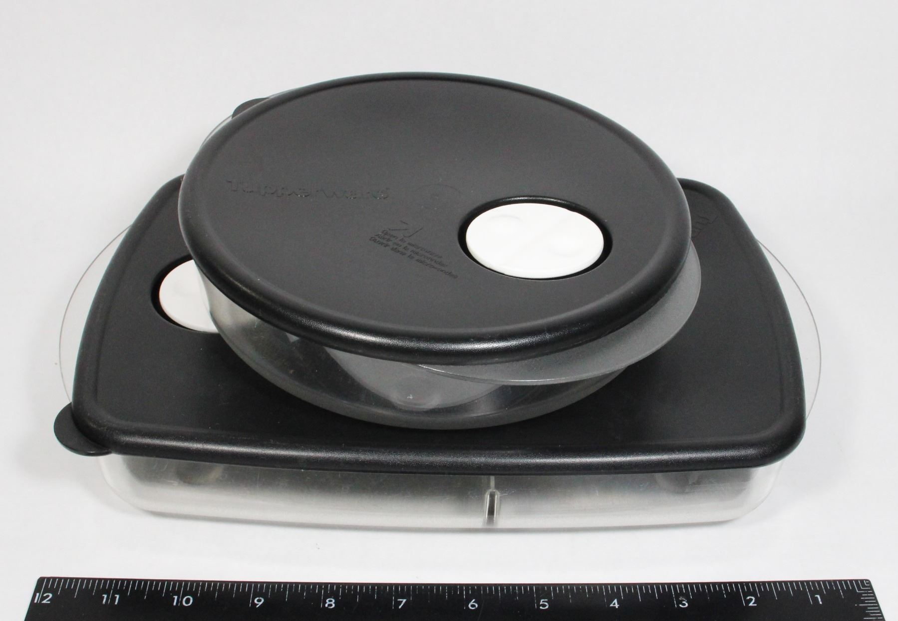 TWO TUPPERWARE CONTAINERS