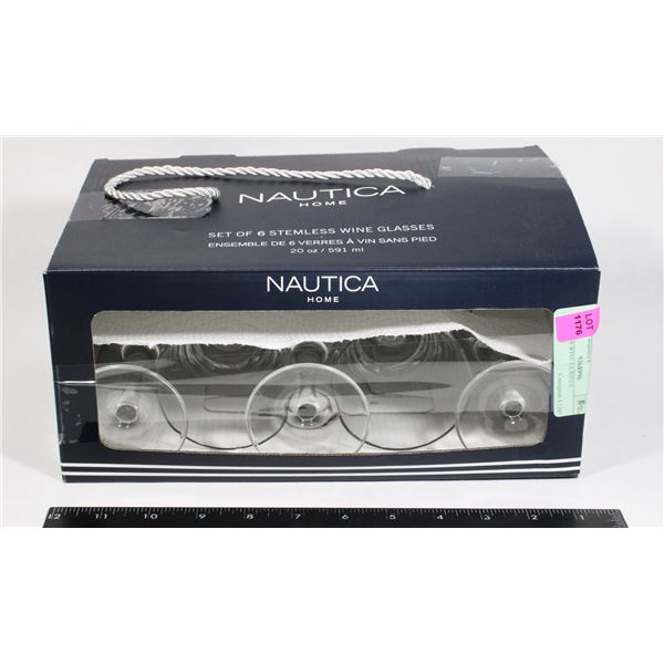 LOT OF 6 WINE GLASSES