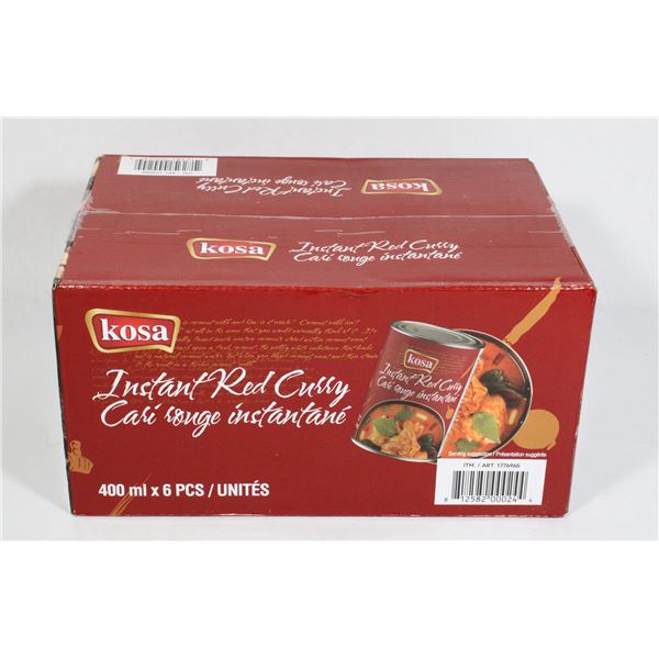 KOSA INSTANT RED CURRY 6 CANS