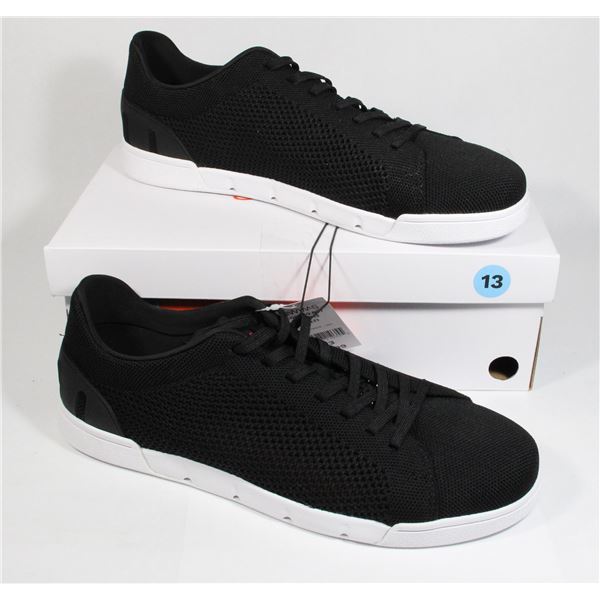 MEN'S SIZE 13 BLACK RUNNING SHOES COSTCO BRAND