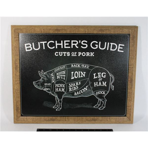 THE BUTCHERS GUIDE TO CUTS OF PORK PICTURE