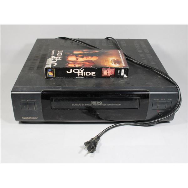 VCR AND JOY RIDE VHS