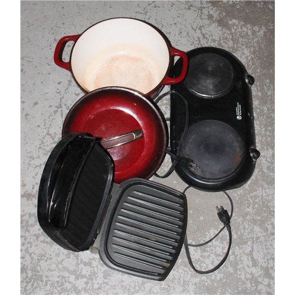 PORTABLE KITCHEN APPLIANCES 2 BURNER STOVE