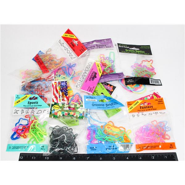 LARGE BAG OF GROOVY BANDS/FUN BANDS