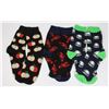Image 1 : THREE NEW PAIRS OF FUN PATTERN ADULT SIZE SOCKS