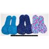 Image 1 : 3 PAIR KNITTED SLIPPERS (HOME MADE)