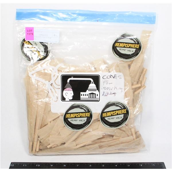 LARGE BAG OF CONES FOR SMOKING
